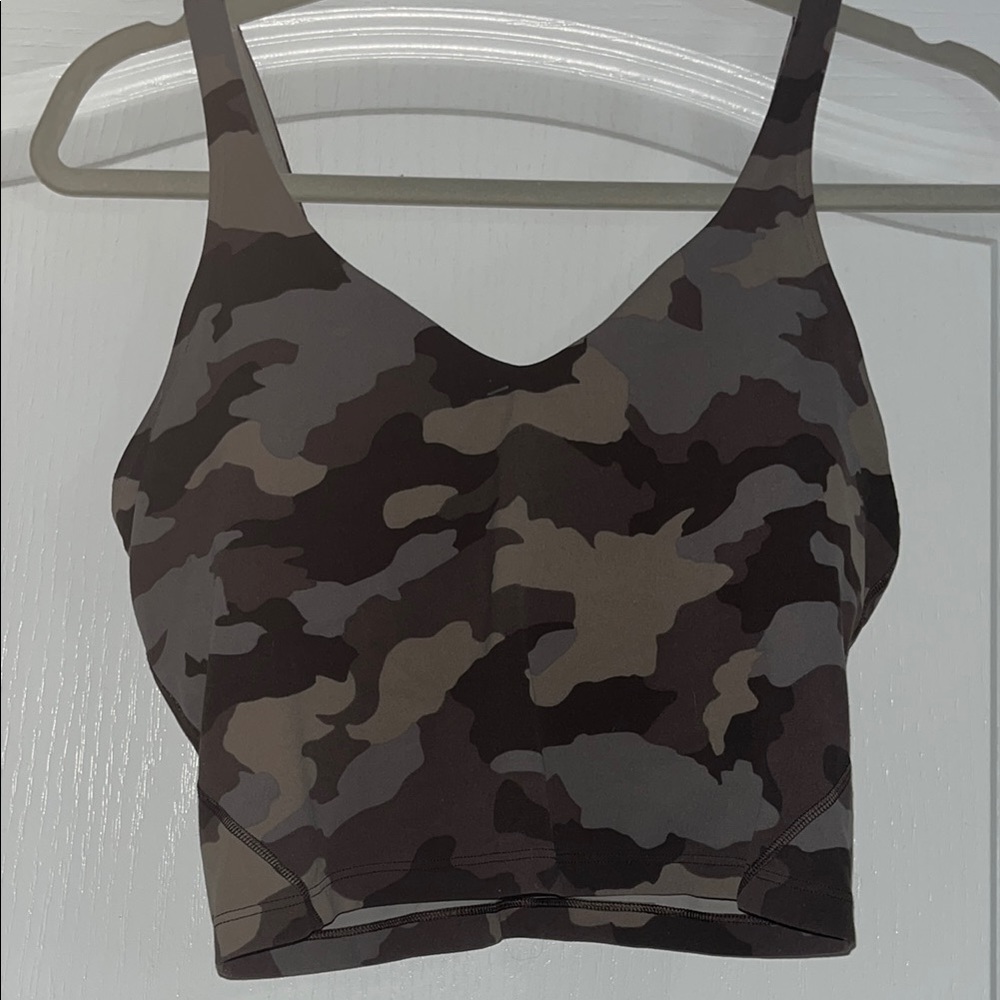Lululemon Athletica Camouflage Sports Top
